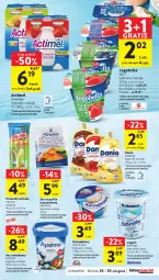 Gazetka promocyjna Intermarche - Gazetka Intermarche - Gazetka - ważna od 30.08 do 30.08.2023 - strona 22 - produkty: Ser, Gin, Gra, Danone, Zott, Bell, Jogurt, Actimel, Sałat, Bakoma, Hochland, Danio, Bella, Jogobella, Grill