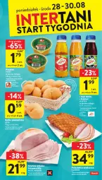 Gazetka promocyjna Intermarche - Gazetka Intermarche - Gazetka - ważna od 30.08 do 30.08.2023 - strona 39 - produkty: Polędwica, Sok, Madej Wróbel, Pasztet, Szynka, Olewnik, Bułka, Nektar, Hortex