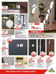 Gazetka promocyjna Leroy Merlin - Gazetka Leroy Merlin - Gazetka - ważna od 31.05 do 31.05.2022 - strona 9 - produkty: Klamka, Sos, Ser, Rama, Słupek, Reflektor LED, Cynk, Kosz, Kret, Rubin, Drzwi wejściowe, Garaż, Reflektor, Waga, Drzwi, Lampa, Pokrywa