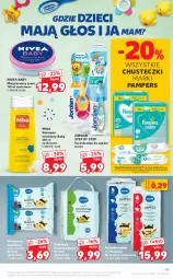 Gazetka promocyjna Kaufland - OFERTA TYGODNIA - Gazetka - ważna od 09.02 do 09.02.2022 - strona 41 - produkty: Pampers, Pieluchy, Majtki, Szczoteczka do zębów, Mixa, Chusteczki, Szampon, Dzieci, Pieluchomajtki, Nivea Baby, Waga, Nivea, Szczoteczka, Podkład