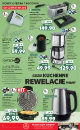 Gazetka promocyjna Kaufland - OFERTA TYGODNIA - Gazetka - ważna od 09.02 do 09.02.2022 - strona 46 - produkty: Piec, Młynek do kawy, Top, Sok, Ser, Noż, Gra, Miarka, Czajnik elektryczny, Czajnik, Młynek, Kosz, Trzepaczka, Gofrownica, Pojemnik, Mikser, Mikser ręczny, Kawiarka, Miska
