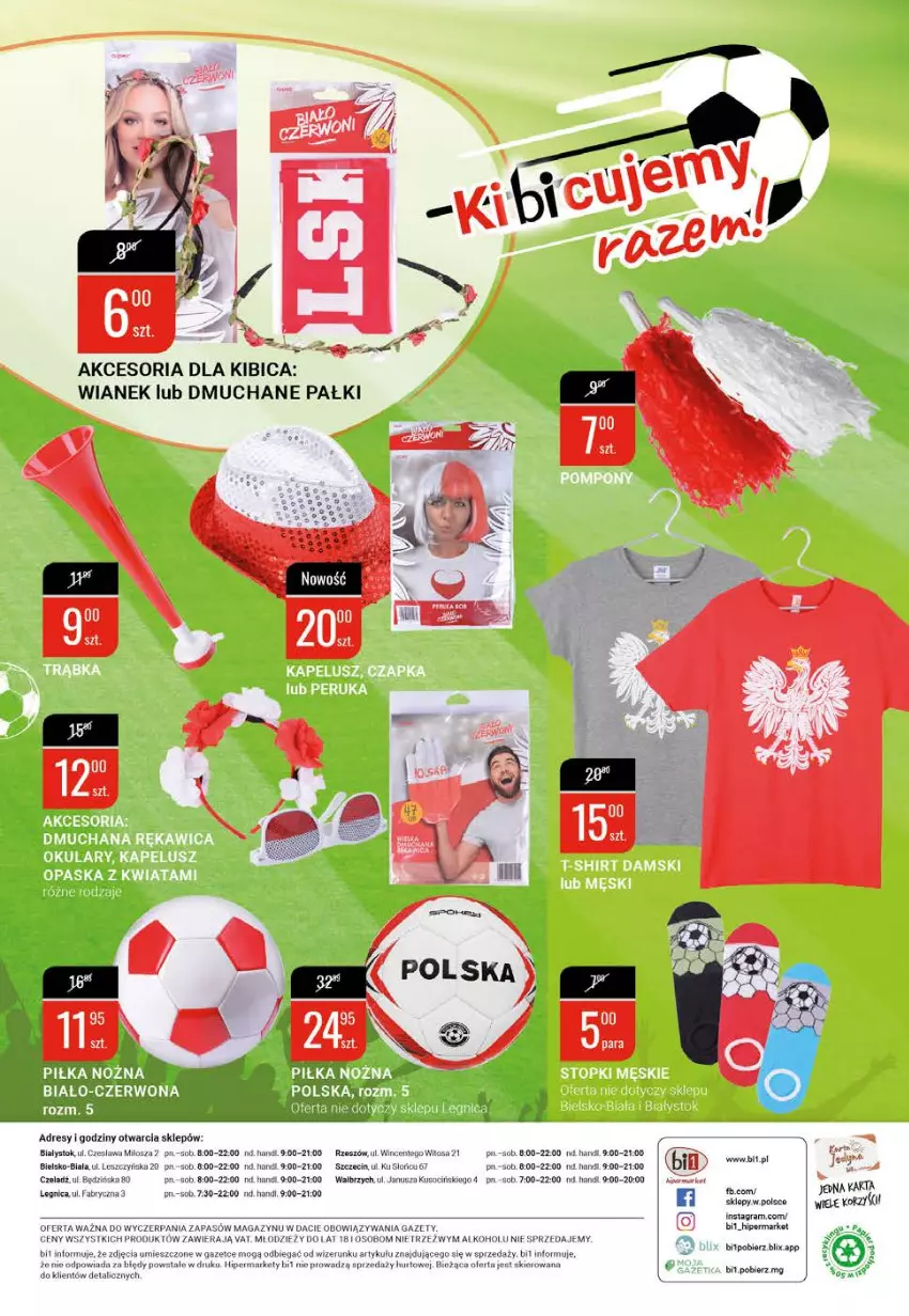 Gazetka promocyjna Bi1 - Kibicujemy razem - ważna 09.06 do 15.06.2021 - strona 12 - produkty: BIC, Dres, Fa, Gra