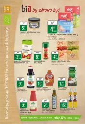 Gazetka promocyjna Bi1 - Kibicujemy razem - Gazetka - ważna od 15.06 do 15.06.2021 - strona 13 - produkty: Ciastka, Hummus, Sok, Mus, Gra, Inka, Kawa zbożowa, Granat, Kawa, Polskie Młyny, Mleczko, Mąka, Syrop, Olej, Kokos