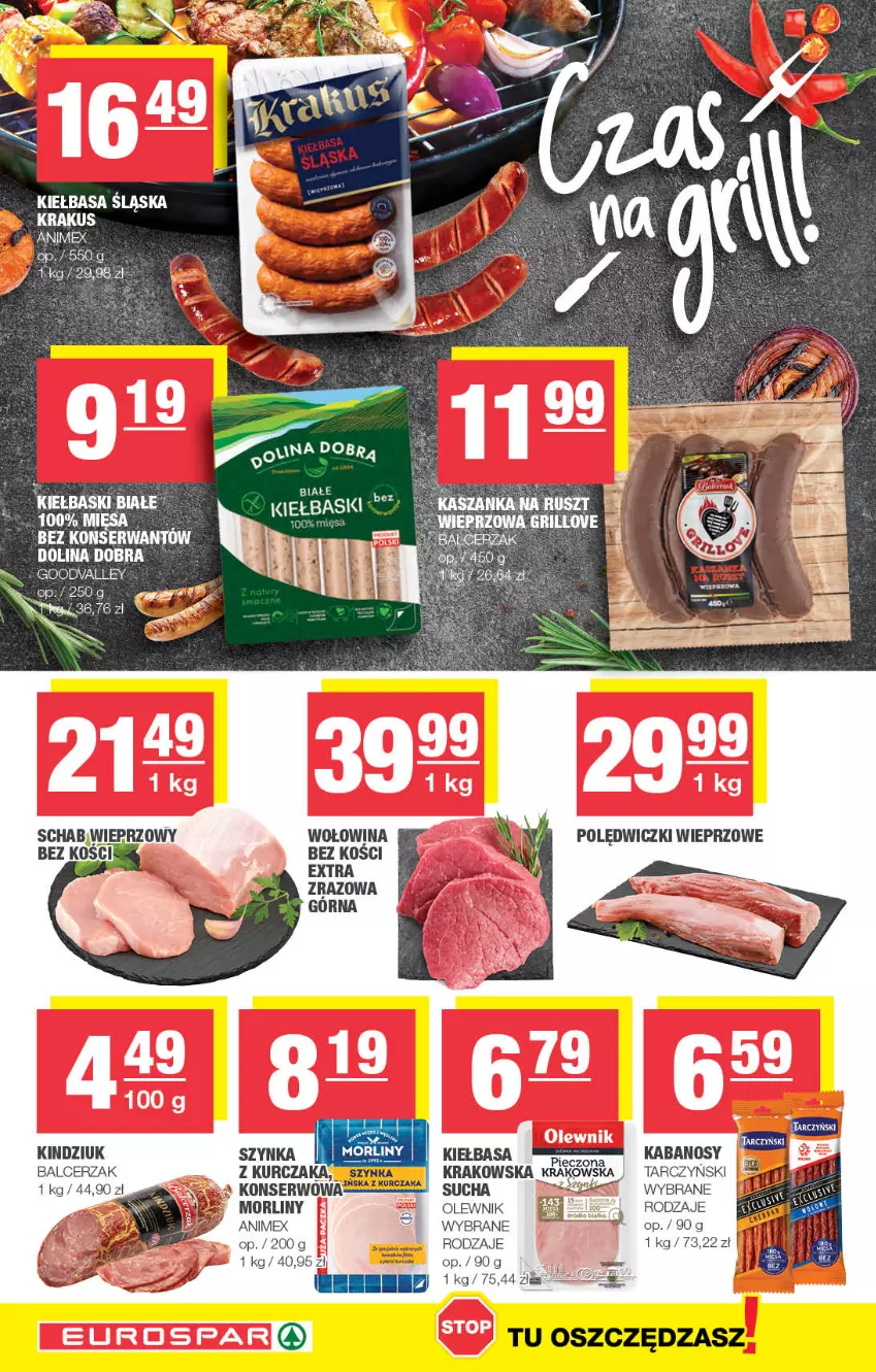 Gazetka promocyjna Spar - EuroSpar - ważna 14.05 do 24.05.2023 - strona 4 - produkty: Kiełbasa, Ser, Szynka