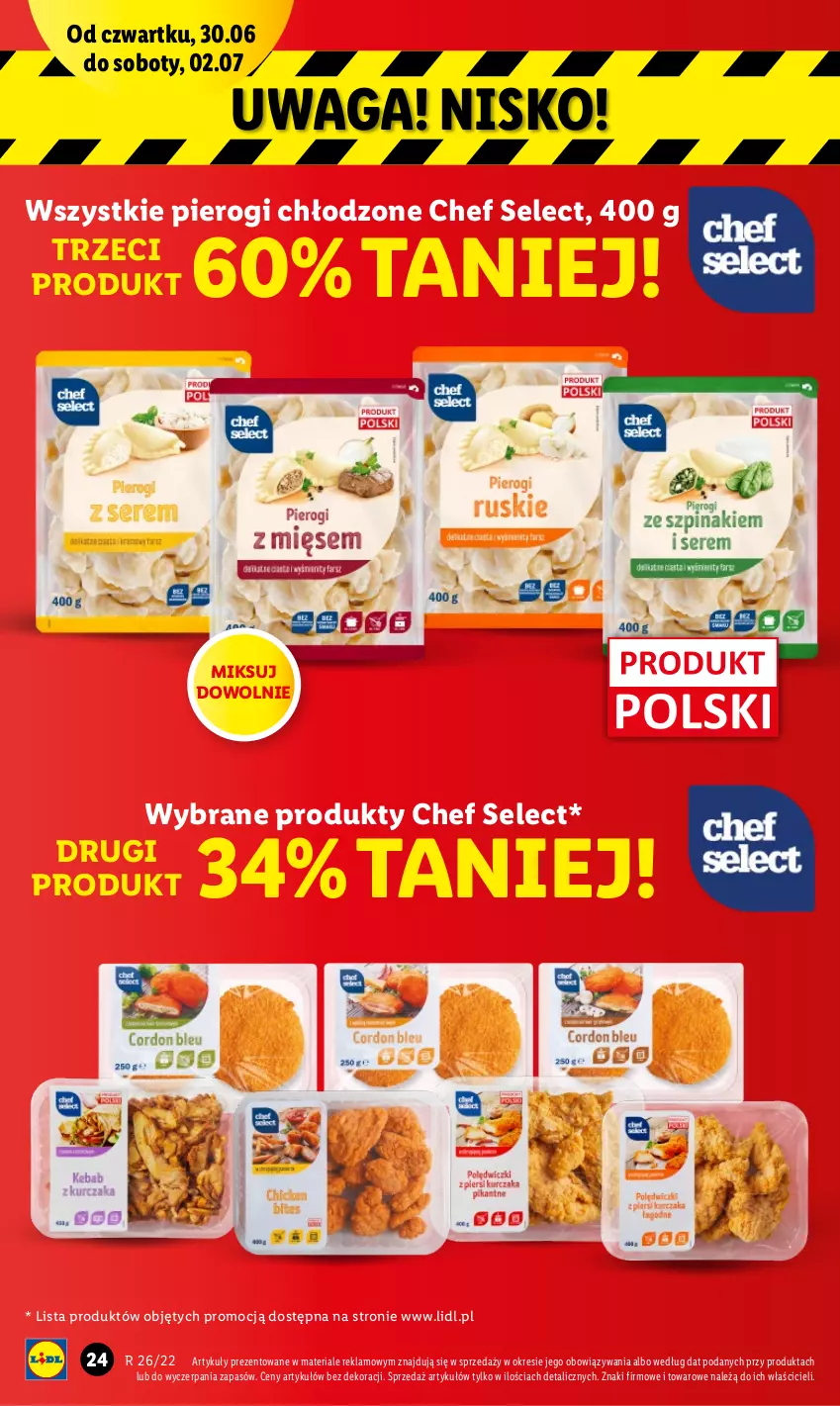 Gazetka promocyjna Lidl - GAZETKA - ważna 30.06 do 02.07.2022 - strona 24 - produkty: Pierogi, Waga