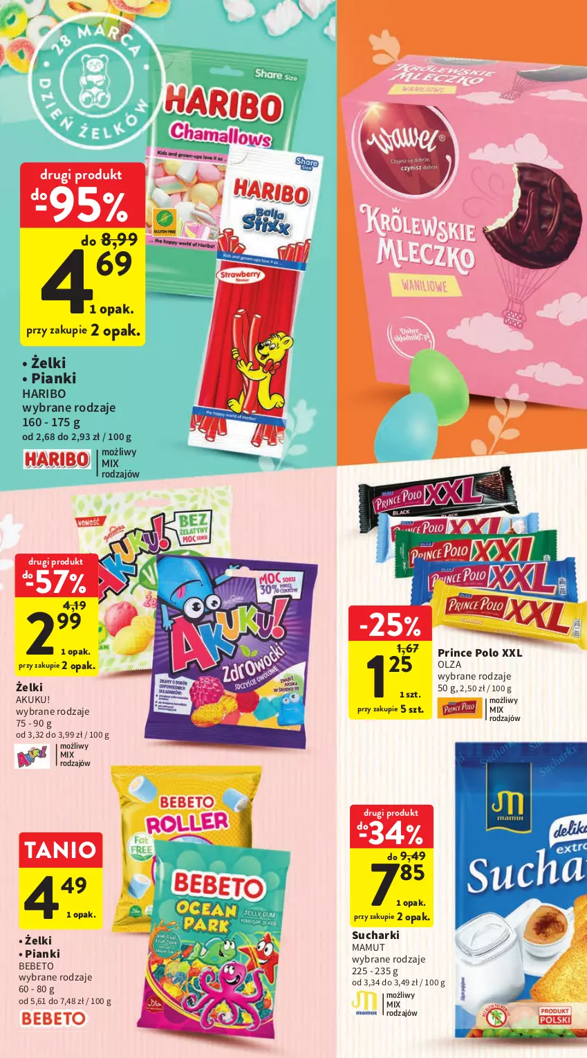 Gazetka promocyjna Intermarche - Gazetka Intermarche - ważna 23.03 do 29.03.2023 - strona 32 - produkty: Haribo, Prince Polo