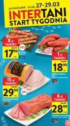 Gazetka promocyjna Intermarche - Gazetka Intermarche - Gazetka - ważna od 29.03 do 29.03.2023 - strona 46 - produkty: Kurczak, Polędwica, Sos, Kurczak gotowany, Tarczyński, Morliny, Kiełbasa, Berlinki, Kiełbasa śląska