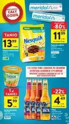 Gazetka promocyjna Intermarche - Gazetka Intermarche - Gazetka - ważna od 29.03 do 29.03.2023 - strona 47 - produkty: Piwo, Serek puszysty, Ser, Pasta do zębów, Tarta, Serek, Danio, Tartare, Captain Jack