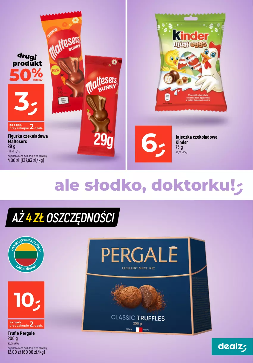 Gazetka promocyjna Dealz - MEGACEN dla domu! - ważna 07.03 do 31.03.2024 - strona 19 - produkty: Kinder, Praliny, Ser