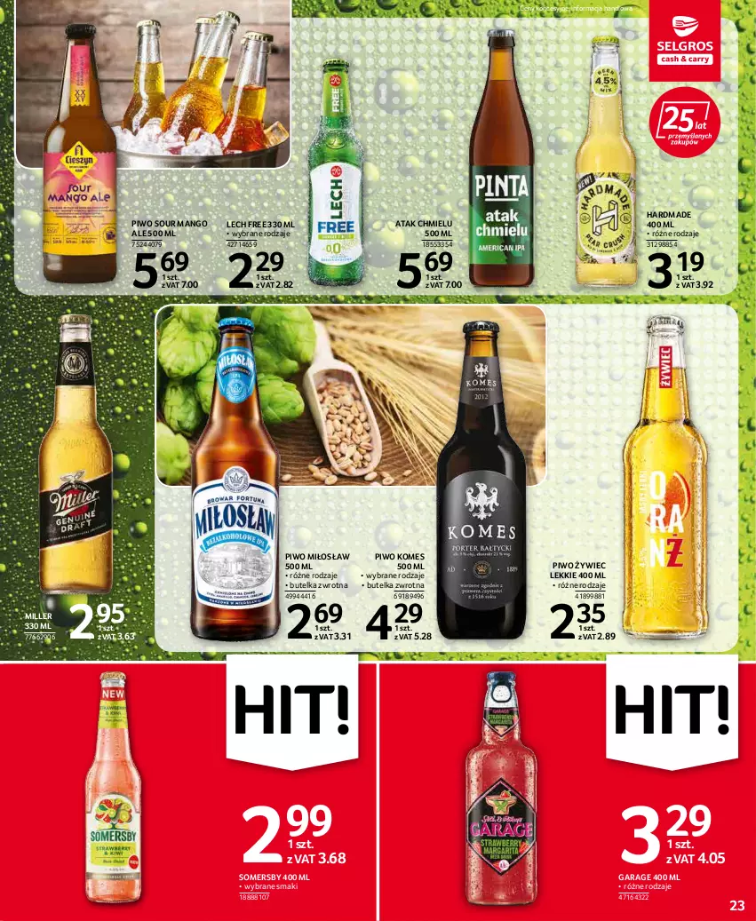 Gazetka promocyjna Selgros - Oferta spożywcza - ważna 19.04 do 04.05.2022 - strona 23 - produkty: Mango, Piwo, Somersby