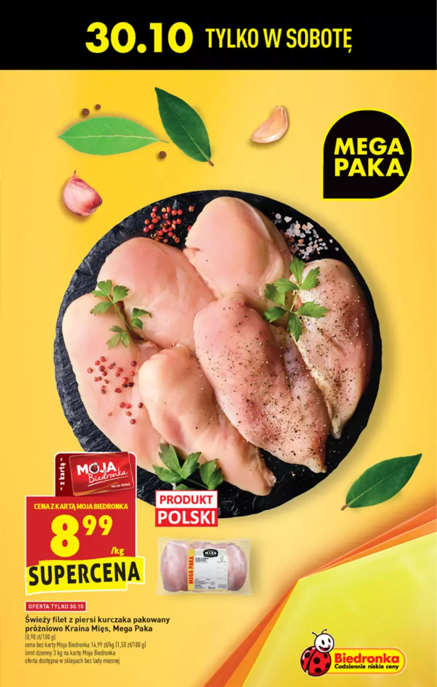 Gazetka promocyjna Biedronka - W tym tygodniu - ważna 28.10 do 03.11.2021 - strona 3 - produkty: Filet z piersi kurczaka, Kurczak