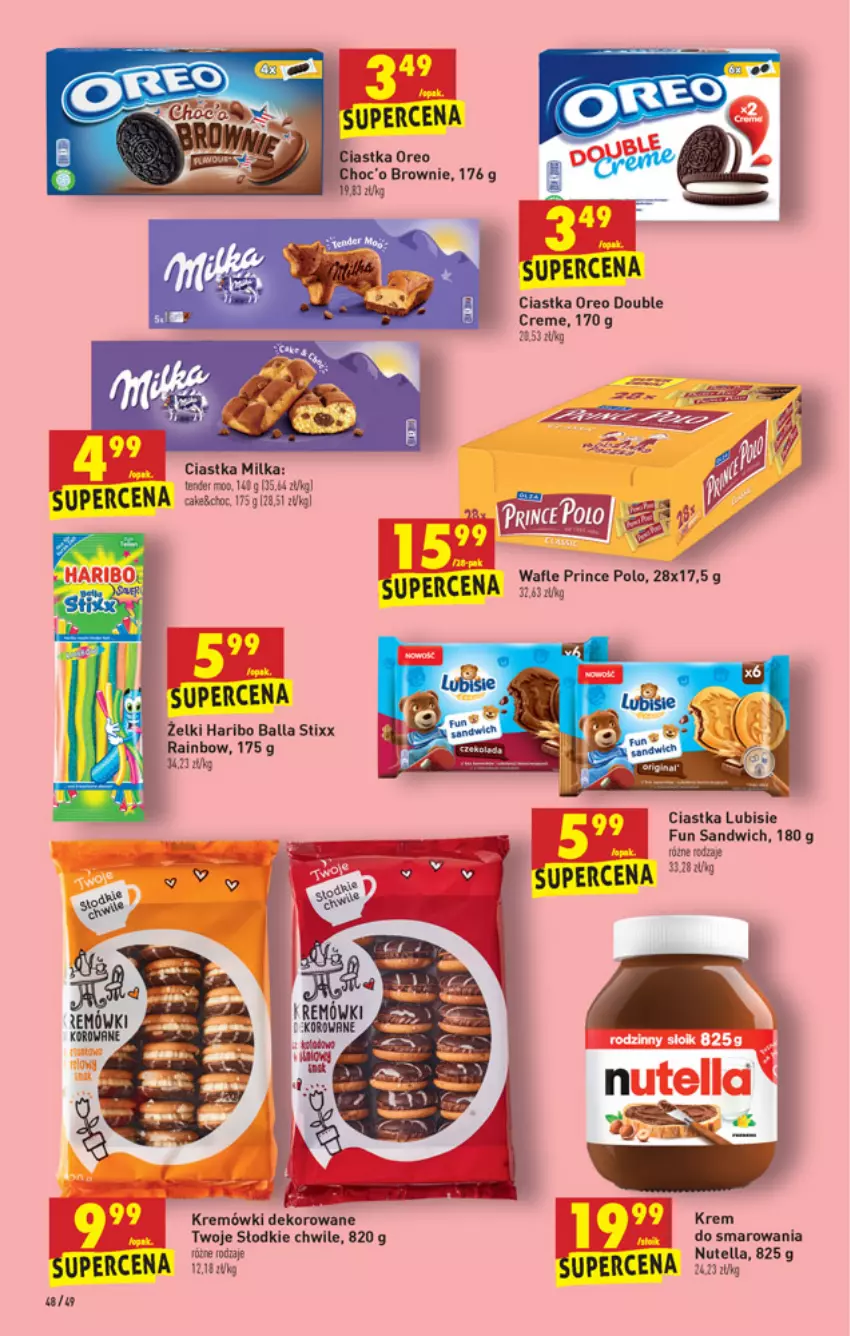 Gazetka promocyjna Biedronka - W tym tygodniu - ważna 28.10 do 03.11.2021 - strona 48 - produkty: Ciastka, Haribo, LG, Lubisie, Milka, Oreo