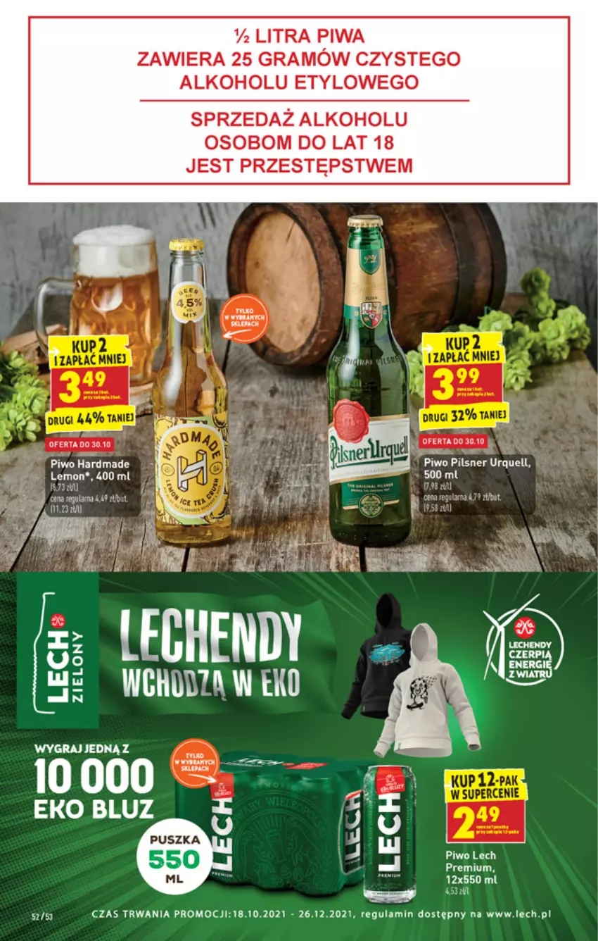 Gazetka promocyjna Biedronka - W tym tygodniu - ważna 28.10 do 03.11.2021 - strona 52 - produkty: Fa, Gra, Pilsner Urquell, Piwa, Piwo