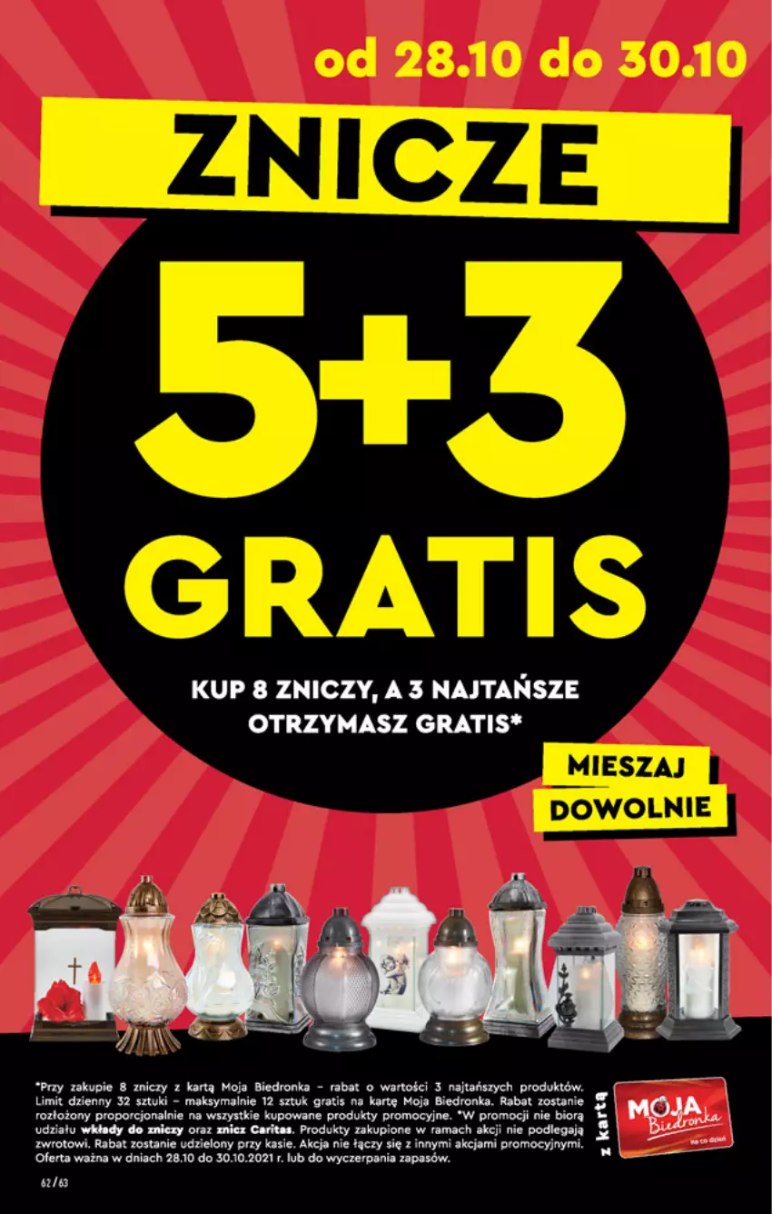 Gazetka promocyjna Biedronka - W tym tygodniu - ważna 28.10 do 03.11.2021 - strona 62 - produkty: Gra, Por, Rama, Znicz