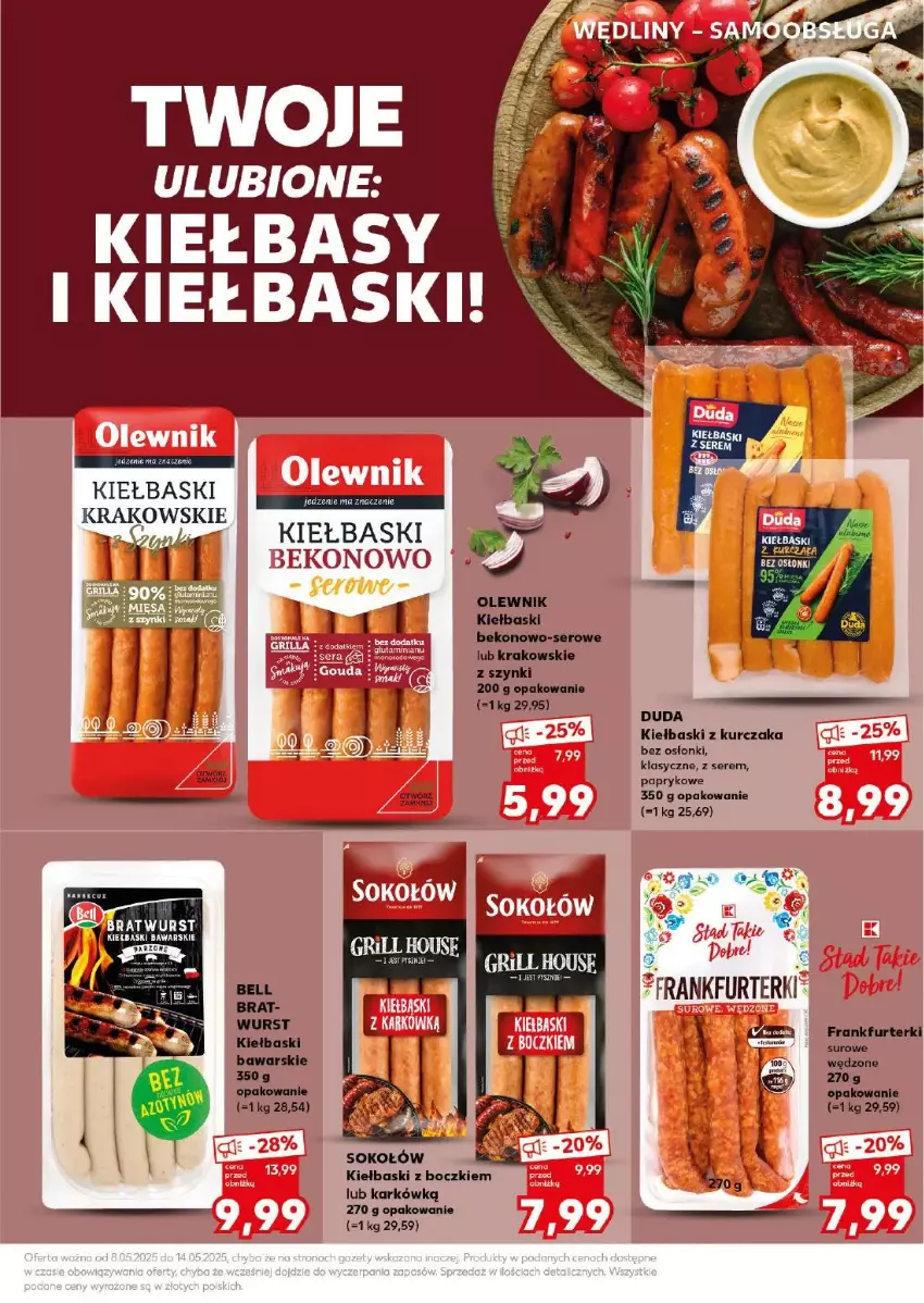 Gazetka promocyjna Kaufland - ważna 10.05 do 10.05.2025 - strona 20 - produkty: Beko, Duda, Gouda, Grill, Kurczak, Olewnik, Sok, Sokołów