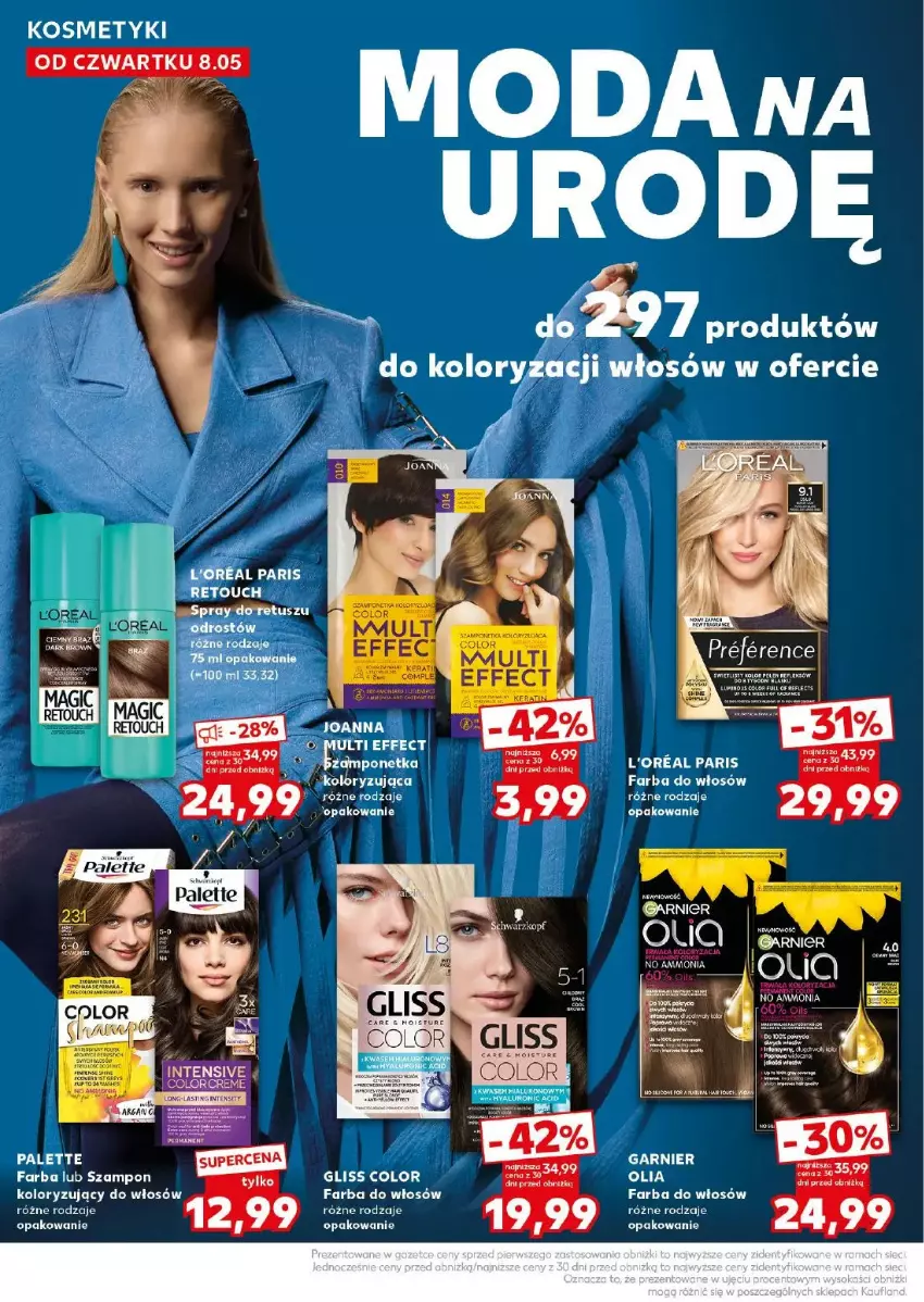 Gazetka promocyjna Kaufland - ważna 10.05 do 10.05.2025 - strona 8 - produkty: Fa, Farba do włosów, Garnier, LG, Palette, Por, Ser