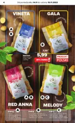 Gazetka promocyjna Netto - Artykuły spożywcze - Gazetka - ważna od 19.11 do 19.11.2022 - strona 4 - produkty: Pur, Gnocchi, Chipsy, Ziemniaki, Kopytka, Lack, Sałat, Frytki, Fa
