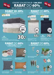 Gazetka promocyjna Jysk - Oferta tygodnia - Gazetka - ważna od 09.08 do 09.08.2022 - strona 3 - produkty: Pościel, Szal, Wełna, Ręcznik, Roślina sztuczna, Komplet pościeli, Siedzisko, Poduszka