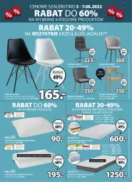 Gazetka promocyjna Jysk - Oferta tygodnia - Gazetka - ważna od 09.08 do 09.08.2022 - strona 4 - produkty: Szal, Materac, Tera, Moda, Krzesło, Aksam, Siedzisko, Poduszka, Materac piankowy, LG