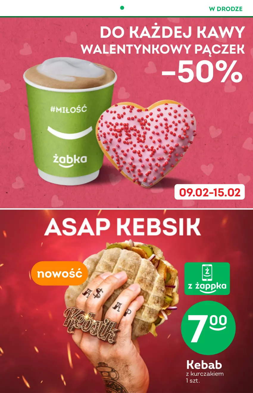 Gazetka promocyjna Żabka - ważna 09.02 do 15.02.2022 - strona 3 - produkty: Kebab, Kurczak, Pączek