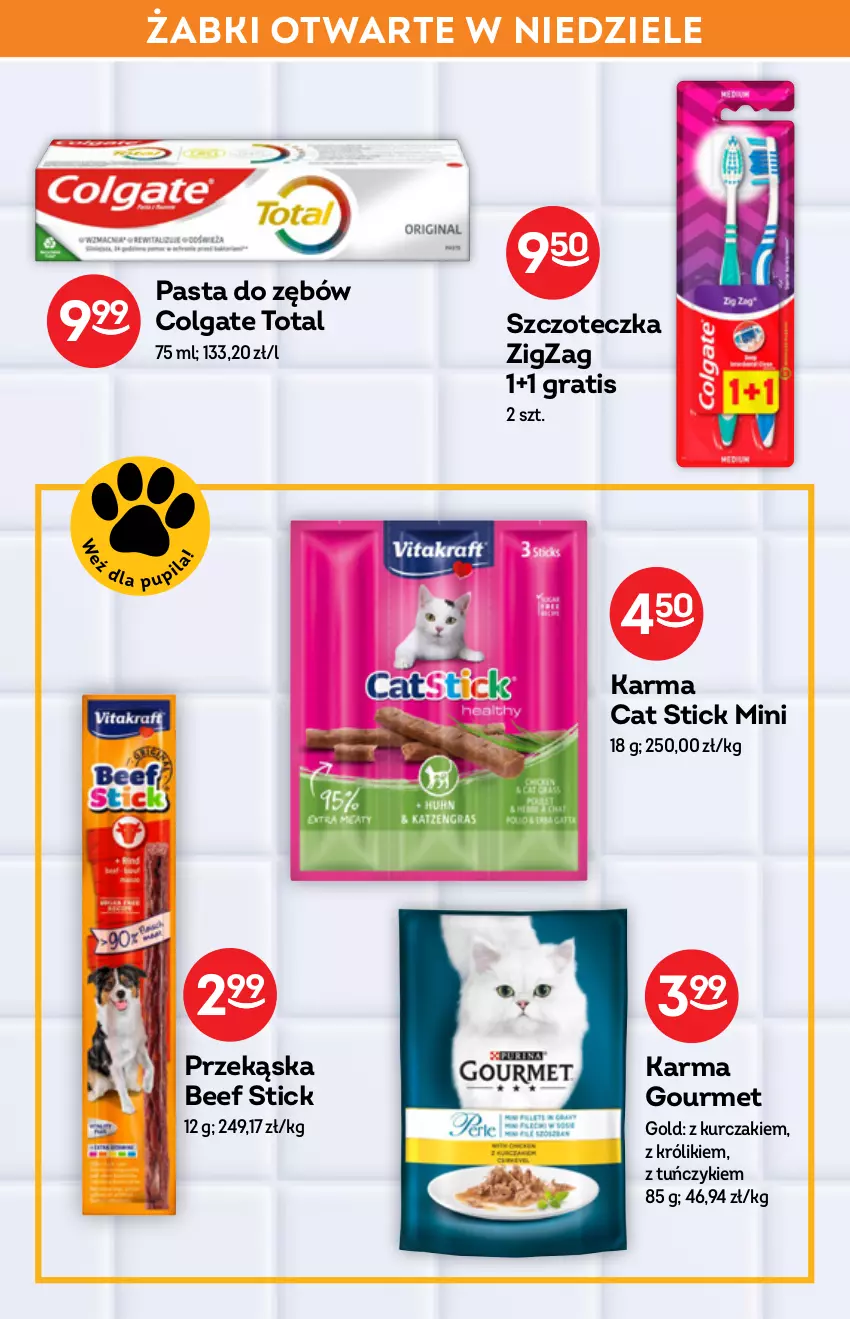 Gazetka promocyjna Żabka - ważna 09.02 do 15.02.2022 - strona 47 - produkty: Colgate, Colgate Total, Gra, Królik, Kurczak, LG, Pasta do zębów, Szczoteczka, Tuńczyk