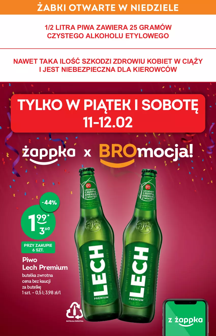 Gazetka promocyjna Żabka - ważna 09.02 do 15.02.2022 - strona 5 - produkty: Gra, Lech Premium, Piec, Piwa, Piwo