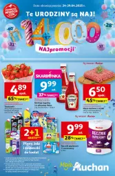 Gazetka promocyjna Auchan - Te URODZINY są NAJ Moje - Gazetka - ważna od 29.04 do 29.04.2025 - strona 1 - produkty: Ketchup, Mięso mielone z szynki, Mięso mielone, Papier, Ręcznik, Heinz, Mięso