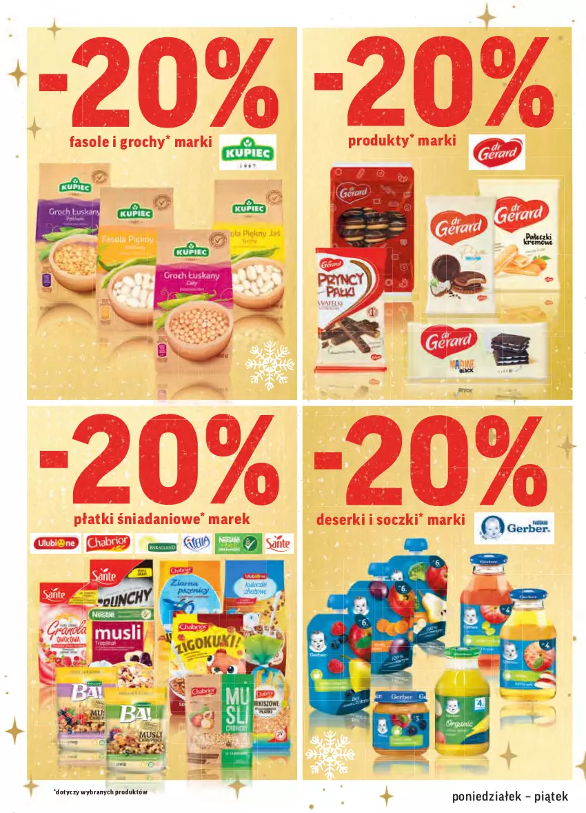 Gazetka promocyjna Intermarche - Boże narodzenie - ważna 20.12 do 24.12.2021 - strona 16 - produkty: Danio, Deser, Fa, Groch, Ser