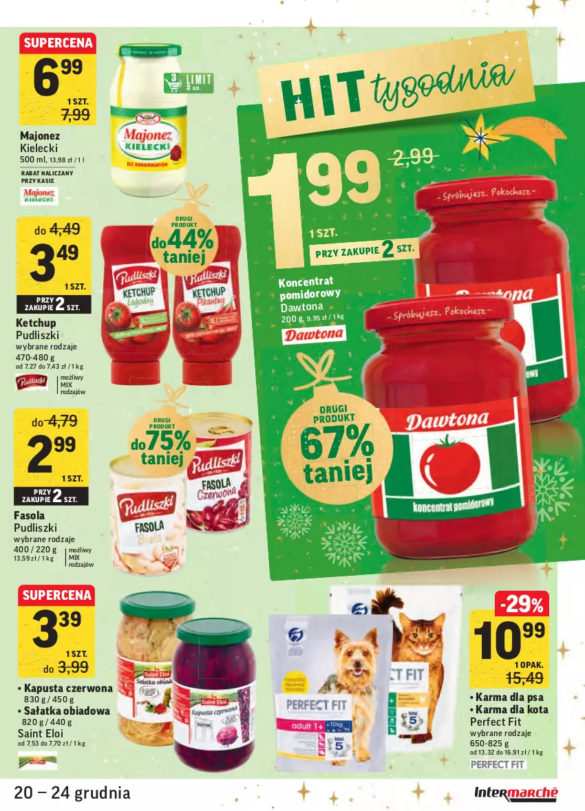 Gazetka promocyjna Intermarche - Boże narodzenie - ważna 20.12 do 24.12.2021 - strona 39 - produkty: Fa, Fasola, Ketchup, Majonez, Pudliszki, Sałat, Sałatka