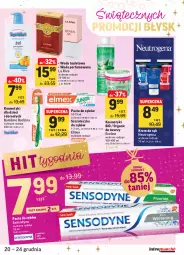 Gazetka promocyjna Intermarche - Boże narodzenie - Gazetka - ważna od 24.12 do 24.12.2021 - strona 45 - produkty: Woda perfumowana, Eveline, Neutrogena, Krem do rąk, Szczoteczka do zębów, Perfum, Pasta do zębów, Woda toaletowa, Kosmetyki dla dzieci, La Rive, Dzieci, Elmex, Woda, Sensodyne, Szczoteczka