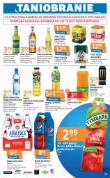 Gazetka promocyjna E Leclerc - Gazetka - ważna od 23.09 do 23.09.2023 - strona 9 - produkty: Piwo, Nałęczowianka, Sok, Napój energetyczny, Coca-Cola, Tyskie, Tatra, Pepsi, Carlsberg, Napój gazowany, Woda mineralna, Woda, Napój, Nektar