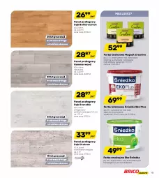 Gazetka promocyjna Bricomarche - Gazetka - Gazetka - ważna od 21.08 do 21.08.2021 - strona 17 - produkty: Por, Farba lateksowa, Panel podłogowy, Podkład, Fa