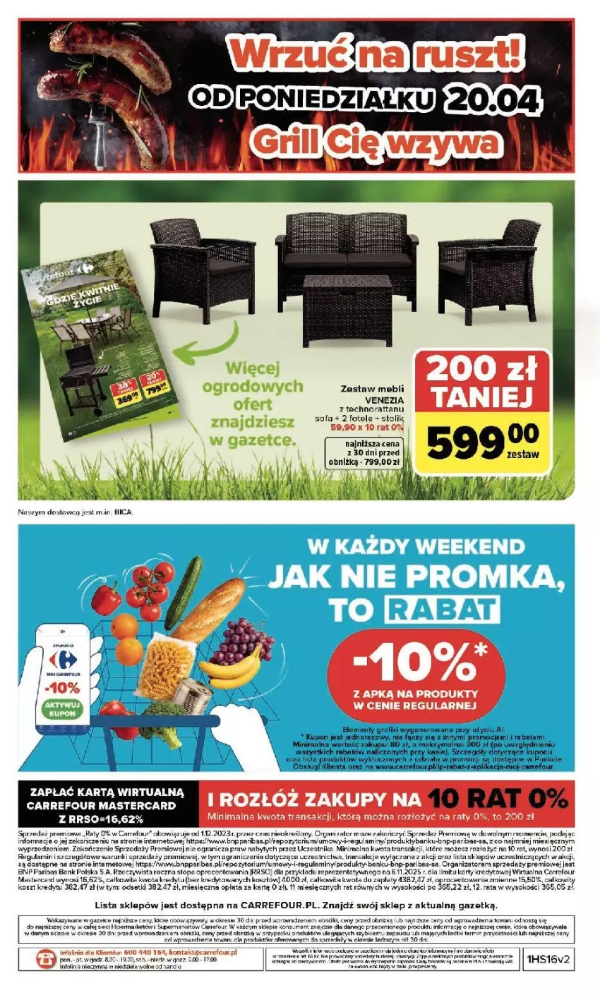 Gazetka promocyjna Carrefour - Gazetka Zmieniliśmy się dla Ciebie - ważna 13.04 do 18.04.2026 - strona 58 - produkty: Fa, Fotel, Gra, Kosz, Manta, Mars, Por, Ser, Sok, Stolik, Top, Tran
