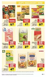 Gazetka promocyjna Carrefour - Gazetka Zmieniliśmy się dla Ciebie - Gazetka - ważna od 18.04 do 18.04.2026 - strona 39 - produkty: Piec, Lubella, Makaron, Por, Kupiec, Zupa, Bell, Jaja, Winiary, Mąka, Cenos, Bella, Kasza, Jaja z wolnego wybiegu