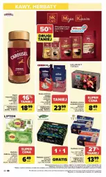 Gazetka promocyjna Carrefour - Gazetka Zmieniliśmy się dla Ciebie - Gazetka - ważna od 18.04 do 18.04.2026 - strona 44 - produkty: Kawa rozpuszczalna, Por, Kawa mielona, Kawa, Dilmah, Herbata czarna, Lipton, Herbata, Herbapol, Fa