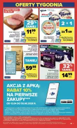 Gazetka promocyjna Carrefour - Gazetka Zmieniliśmy się dla Ciebie - Gazetka - ważna od 18.04 do 18.04.2026 - strona 5 - produkty: Ser, Papier, Kawa ziarnista, Dallmayr, Kawa, Papier toaletowy, Velvet, Schab wieprzowy, Camembert