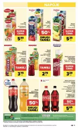 Gazetka promocyjna Carrefour - Gazetka Zmieniliśmy się dla Ciebie - Gazetka - ważna od 18.04 do 18.04.2026 - strona 53 - produkty: Sok, Borówka, Saga, Coca-Cola, Fortuna, Schweppes, Napój gazowany, Tymbark, Fanta, Owoce, Sprite, Napój, Nektar, Grejpfrut, Hortex, Fa
