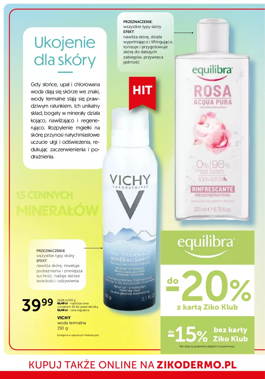 Gazetka promocyjna Ziko - Gazetka Ziko Dermo - ważna 24.07 do 06.08.2025 - strona 16 - produkty: LG, Vichy, Woda