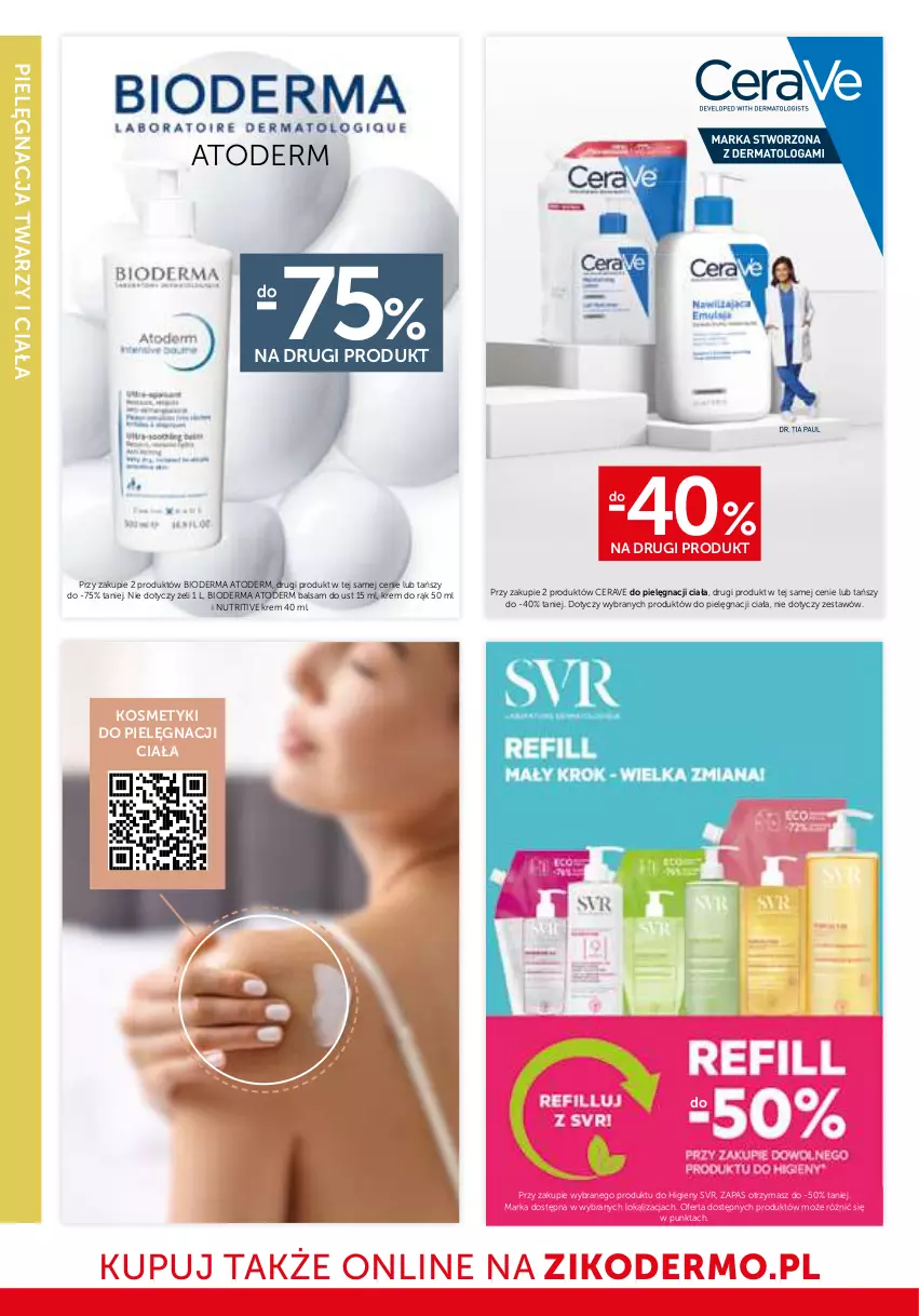 Gazetka promocyjna Ziko - Gazetka Ziko Dermo - ważna 24.07 do 06.08.2025 - strona 20 - produkty: Atoderm, Balsam do ust, Bioderma, CeraVe, Kosmetyki do pielęgnacji, Krem do rąk, SVR