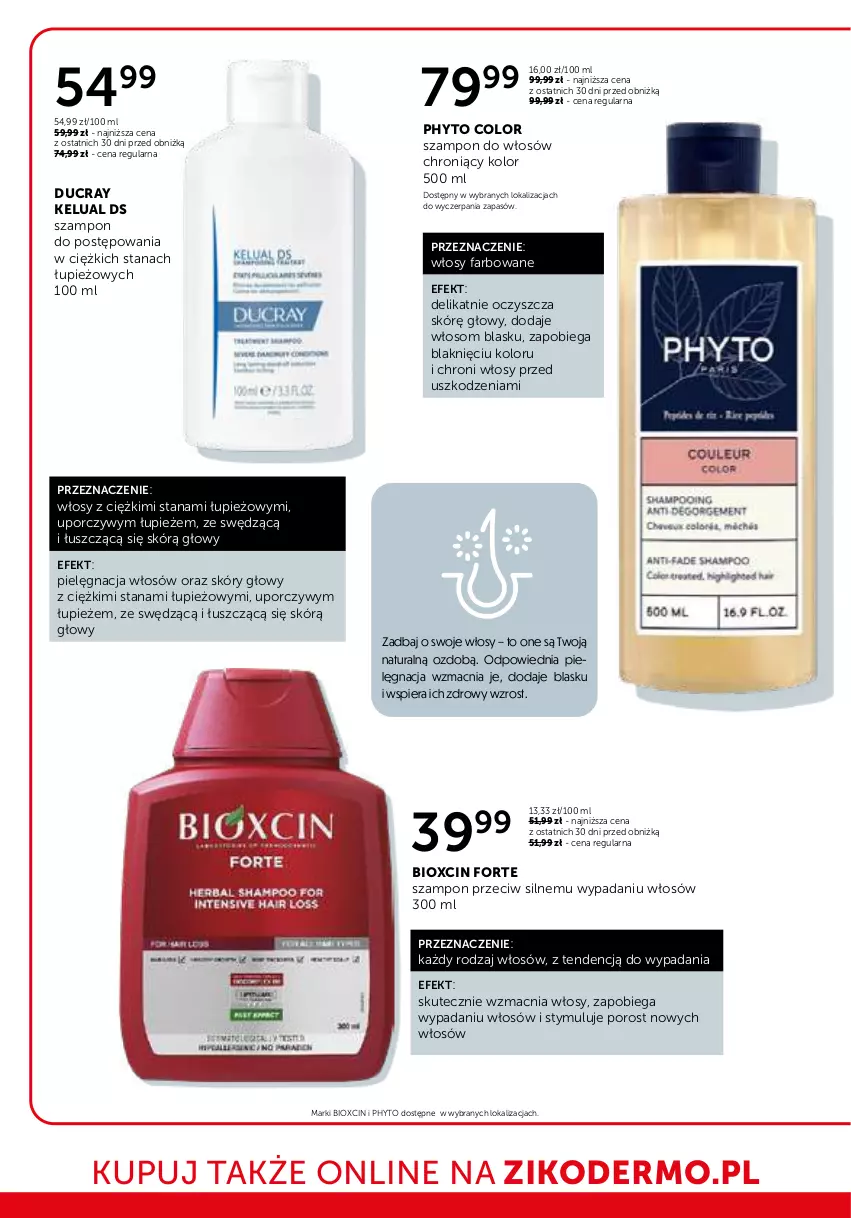 Gazetka promocyjna Ziko - Gazetka Ziko Dermo - ważna 24.07 do 06.08.2025 - strona 24 - produkty: Ducray, Fa, Phyto, Pielęgnacja włosów, Por, Szampon
