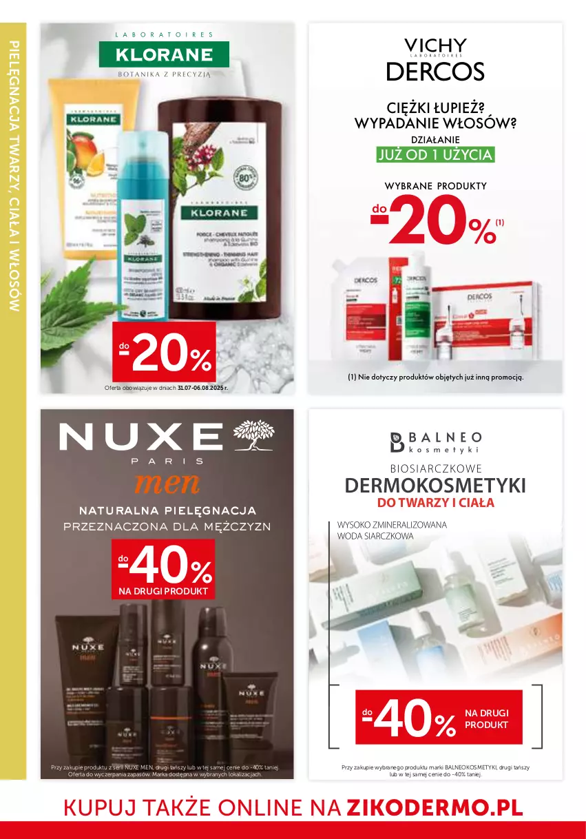 Gazetka promocyjna Ziko - Gazetka Ziko Dermo - ważna 24.07 do 06.08.2025 - strona 26 - produkty: Nuxe, Ser