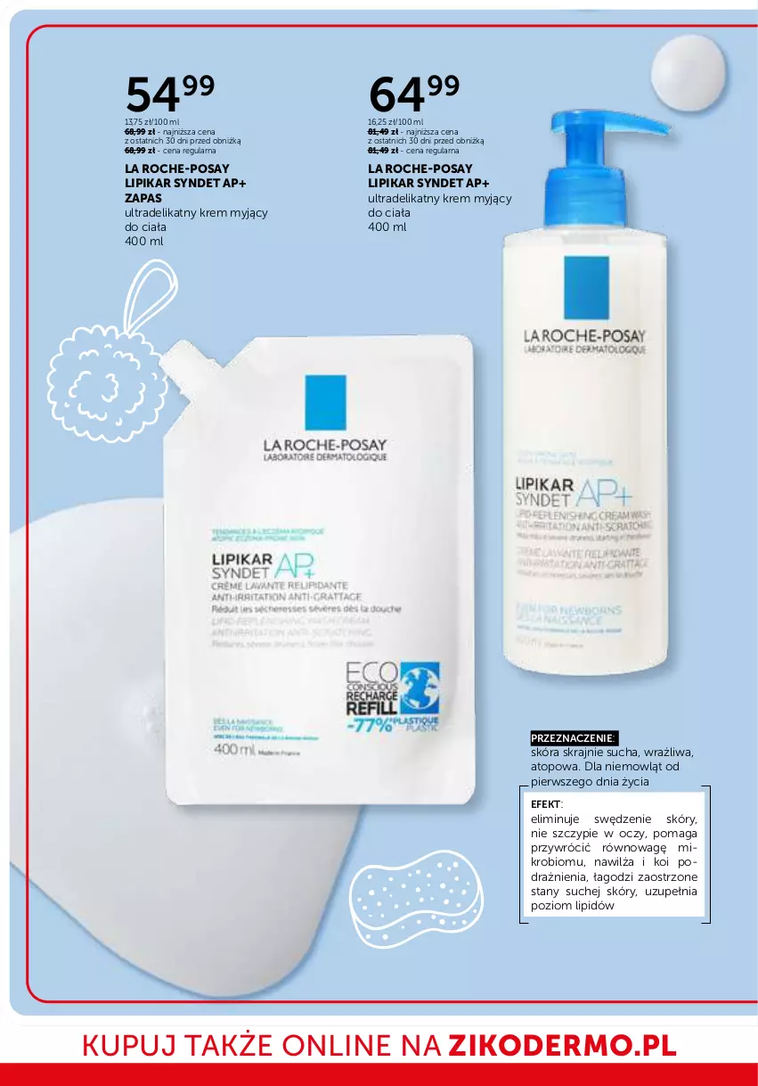 Gazetka promocyjna Ziko - Gazetka Ziko Dermo - ważna 24.07 do 06.08.2025 - strona 4 - produkty: La Roche-Posay, Lipikar, Top
