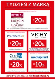 Gazetka promocyjna Ziko - Gazetka Ziko Dermo - Gazetka - ważna od 06.08 do 06.08.2025 - strona 30 - produkty: CeraVe, Ser, Acer, Pharmaceris, Vichy, Fa