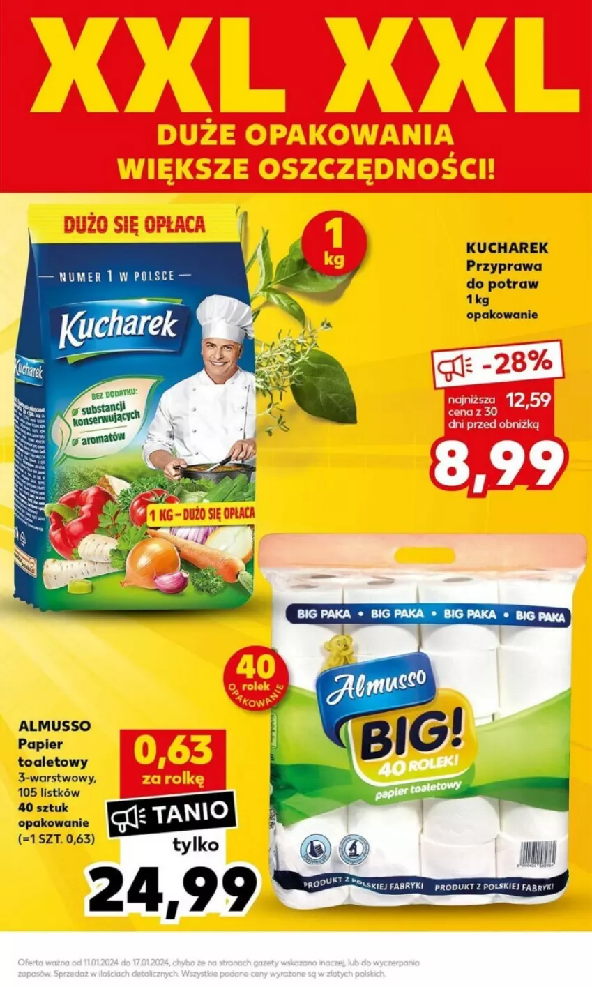 Gazetka promocyjna Kaufland - ważna 15.01 do 17.01.2024 - strona 24 - produkty: Fa, Kucharek, Mus, Papier, Papier toaletowy