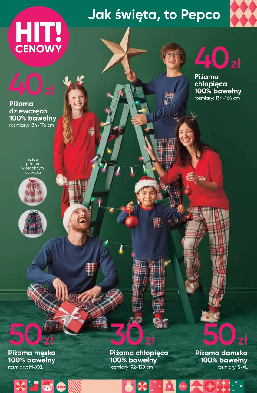 Gazetka promocyjna Pepco - Piżamy świąteczne i zabawki - ważna 23.11 do 29.11.2023 - strona 2 - produkty: Fa, Piżama