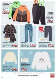 Gazetka promocyjna Kik - Gazetka - ważna od 15.10 do 15.10.2023 - strona 8 - produkty: Sweter, Gin, Kurtka, Legginsy, Dzieci, Spodnie, Sukienka, Fa
