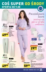 Gazetka promocyjna Aldi - Pełna oferta - Gazetka - ważna od 12.08 do 12.08.2023 - strona 33 - produkty: Top, Sneakersy, T-shirt, Dres, Wełna, Spodnie, Bluza, Fa