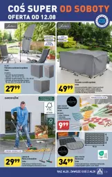 Gazetka promocyjna Aldi - Pełna oferta - Gazetka - ważna od 12.08 do 12.08.2023 - strona 39 - produkty: Teleskop, Por, Wycieraczka, Parasol, Pokrowiec, Grill, Meble, Miotła