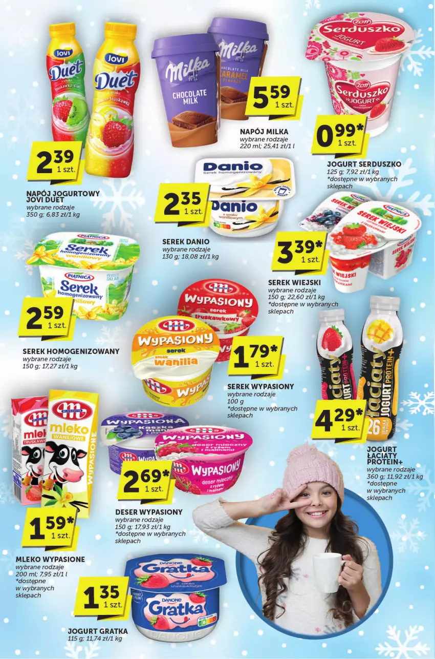 Gazetka promocyjna ABC - ważna 28.11 do 10.12.2024 - strona 4 - produkty: Danio, Deser, Fa, Gra, Jogurt, Milka, Mleko, Napój, Napój jogurtowy, Ser, Serek, Serek homogenizowany