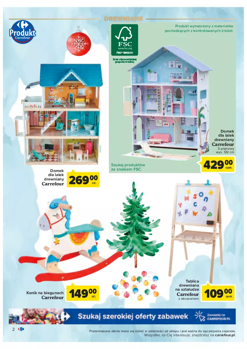Gazetka promocyjna Carrefour - Gazetka Zabawki - ważna 02.11 do 26.11.2022 - strona 2 - produkty: Domek dla lalek